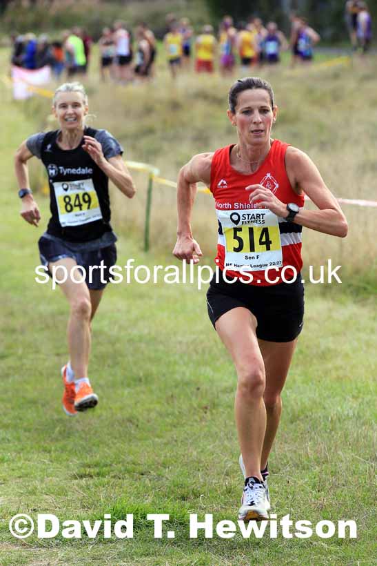 Senior women, 2022 Start Fitness NEHL, Wrekenton. Photo: David T. Hewitson/Sports for All Pics